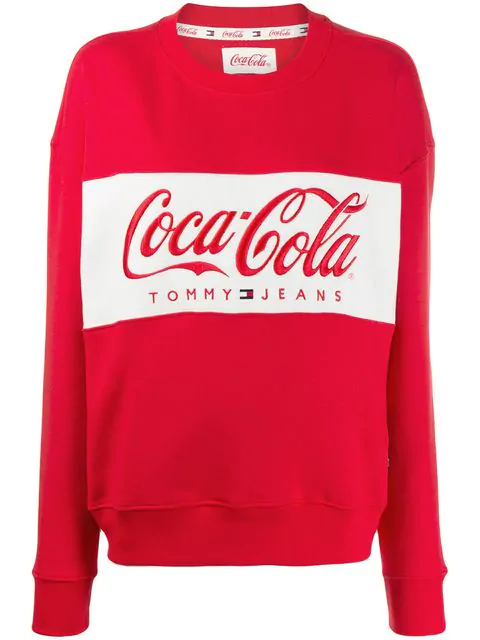 coca cola tommy jeans sweatshirt