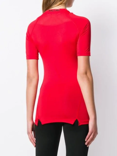 Shop Alyx Nike Swoosh T-shirt In Red