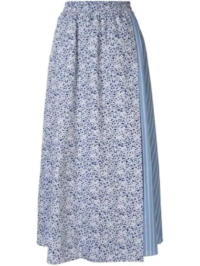 Shop Walk Of Shame Patterned Easy Skirt In Blue