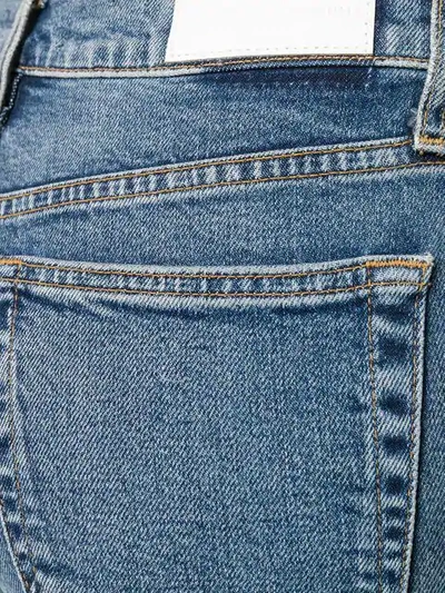 Shop Re/done Double Needle Jeans In Blue