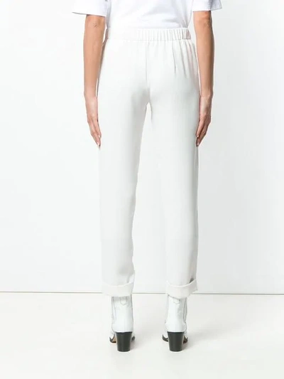 P.a.r.o.s.h Tapered Trousers In White