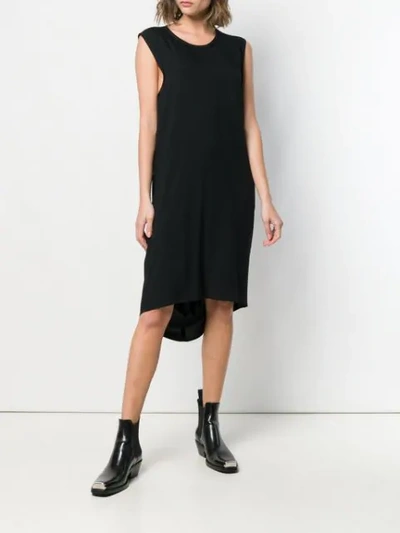 Shop Ann Demeulemeester Sleeveless Jersey Dress In Black