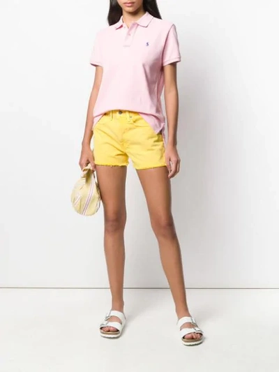 Shop Polo Ralph Lauren Piqué Polo Shirt - Pink