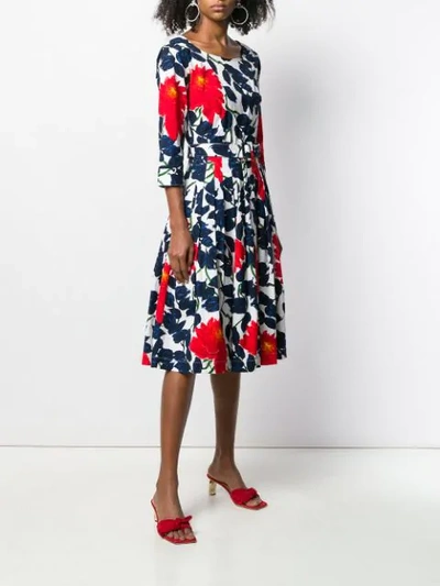 Shop Samantha Sung Florence Midi Dress - Blue