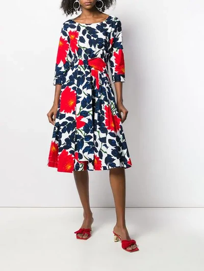 Shop Samantha Sung Florence Midi Dress - Blue