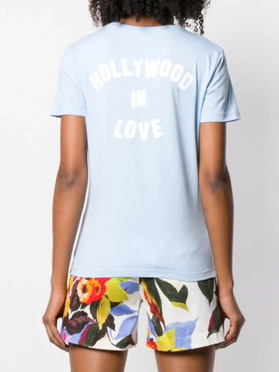 Shop Pinko Killer Love T-shirt In Blue