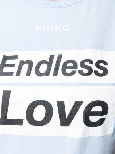 Shop Pinko Killer Love T-shirt In Blue