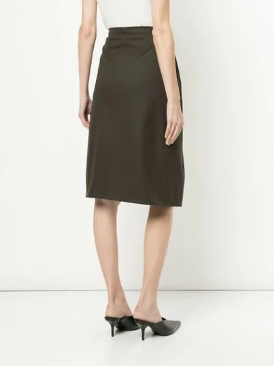 Shop Atlantique Ascoli A-line Skirt - Brown