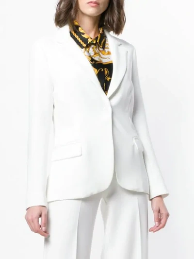 Shop P.a.r.o.s.h Fitted Blazer In White