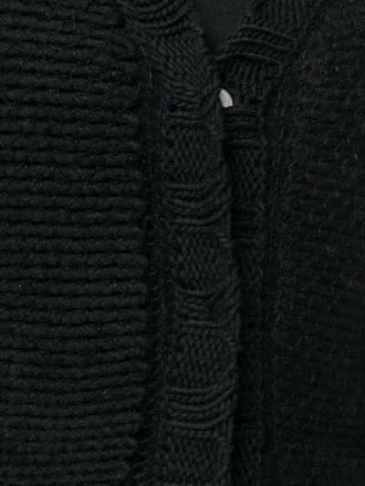 Pre-owned Maison Martin Margiela Vintage "white Label" Knit Waistcoat In Black