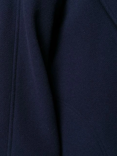 Shop Chloé Belted Waist Coat In Blue