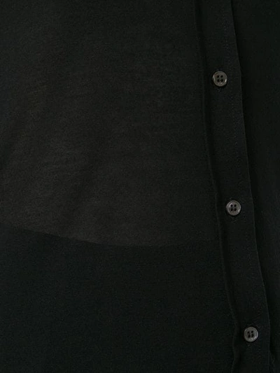 Shop N°21 Semi-transparentes Hemd In Black