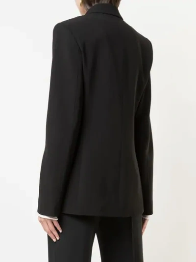 Shop The Row Single Breasted Blazer In Black