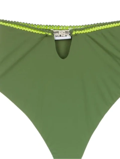 Shop Amir Slama Hot Pants Bikini In Green