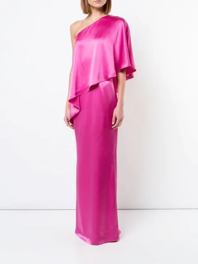 Shop Zac Zac Posen 'isabella' Robe In Pink