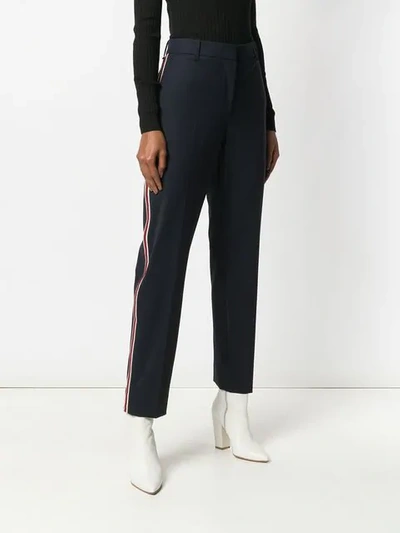 Calvin Klein 205w39nyc Side Striped Track Pants In Blue