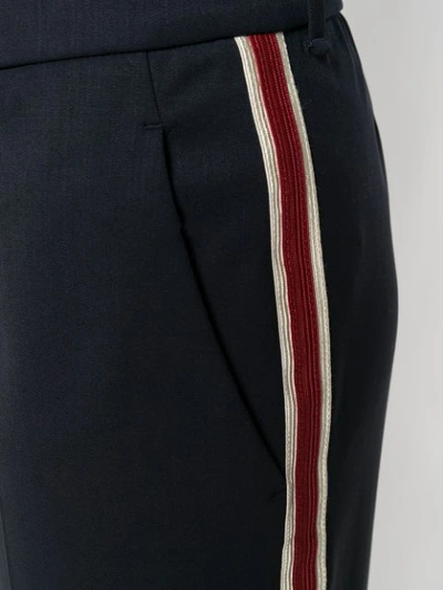 Calvin Klein 205w39nyc Side Striped Track Pants In Blue