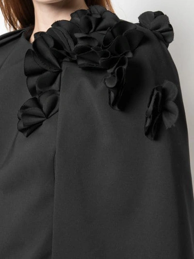 Shop Acler Minikleid Im Cape-stil - Schwarz In Black