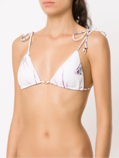 Shop Clube Bossa Chapin Bikini Top In White