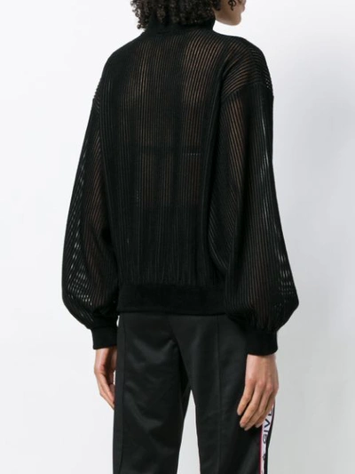 Shop Givenchy Sheer Roll In Black