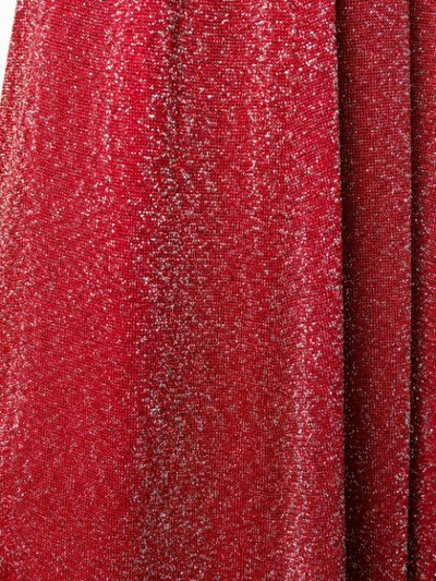 Shop Missoni Halterneck Long Dress - Red