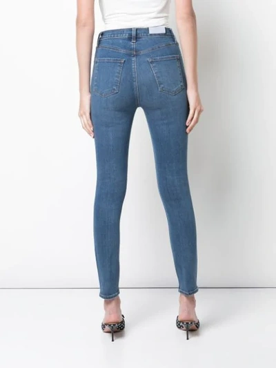 Shop J Brand High-rise Skinny Jeans In Blue