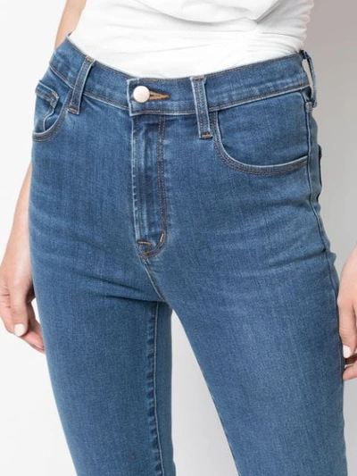 Shop J Brand High-rise Skinny Jeans In Blue
