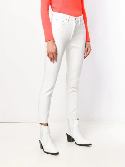 Shop Grlfrnd Cropped Skinny Jeans In White
