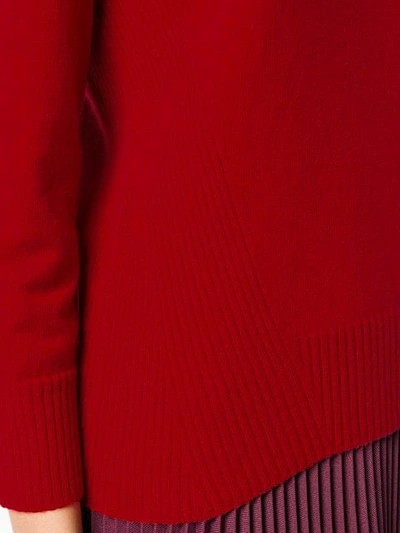 Shop Bottega Veneta Classic Sweater In Red