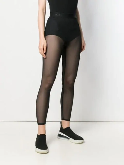 Shop Nike Damen Logo Band Leggings In 010  Black
