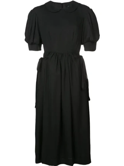 Shop Simone Rocha Puff Sleeve Dress - Black