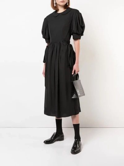 Shop Simone Rocha Puff Sleeve Dress - Black