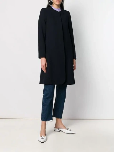 GOAT REDGRAVE SINGLE-BREASTED COAT - 蓝色