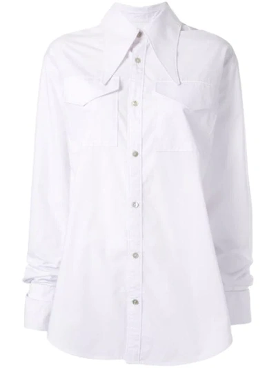 Shop Acler Jennings Shirt In White