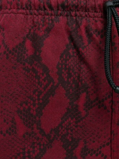 Alexander Wang T Snake Print Trousers In Red