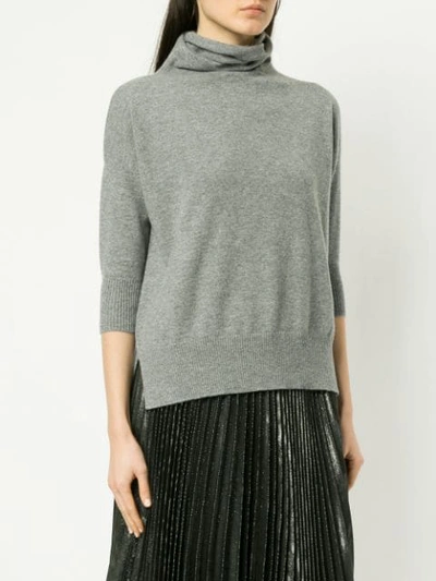 Shop Cruciani Turtleneck Sweater - Grey