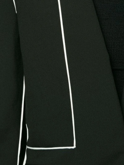 Shop Dion Lee Outline Detail Blazer In Black