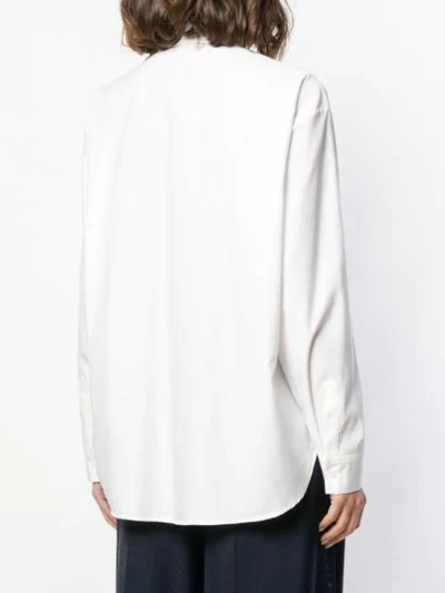 Shop Stella Mccartney Embroidered Shirt In White