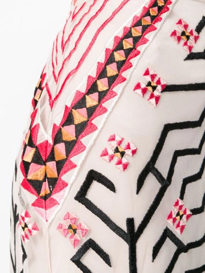 Shop Temperley London Canopy Pencil Skirt In Pink