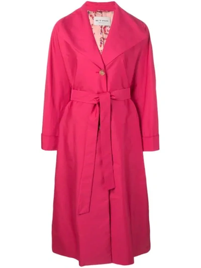 Shop Etro Mid-length Trench Coat - Pink