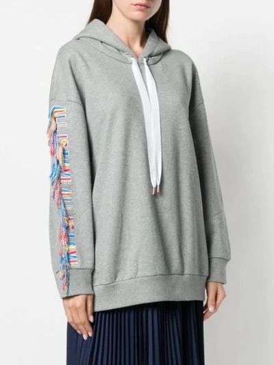 Shop Stella Mccartney All Is Love Hoodie In Grey