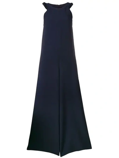 Shop Red Valentino Wide-leg Jumpsuit In Blue