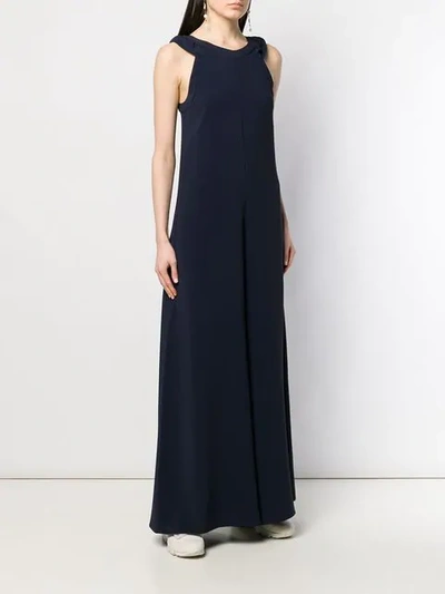 Shop Red Valentino Wide-leg Jumpsuit In Blue