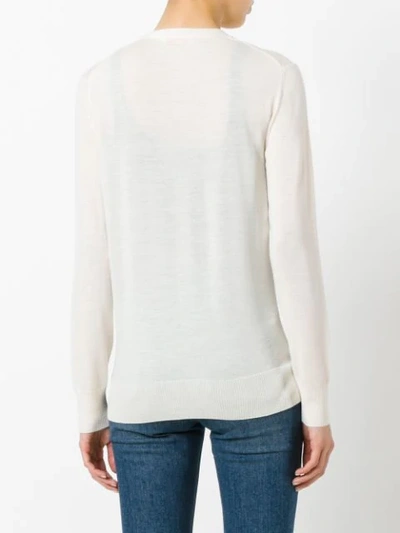 Shop Tory Burch Madeline Cardigan In Neutrals