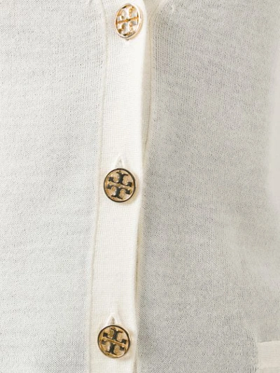 Shop Tory Burch Madeline Cardigan In Neutrals