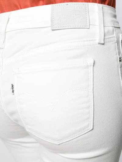 LEVI'S 修身牛仔裤 - 白色