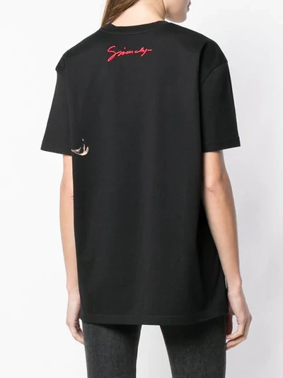 Shop Givenchy Lion Print T-shirt In Black