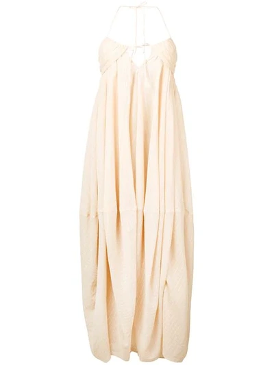 Shop Jacquemus Calci Dress In Neutrals