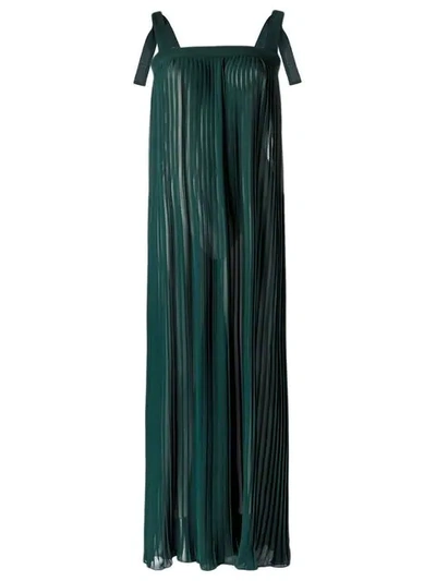Shop Adriana Degreas Maxi Dress In Green