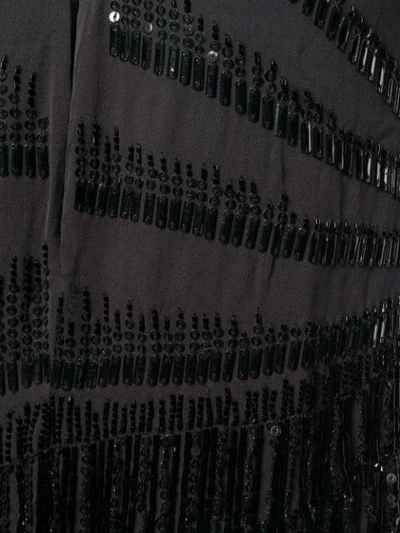 AMEN MULTI-BEADS COCKTAIL DRESS - 黑色